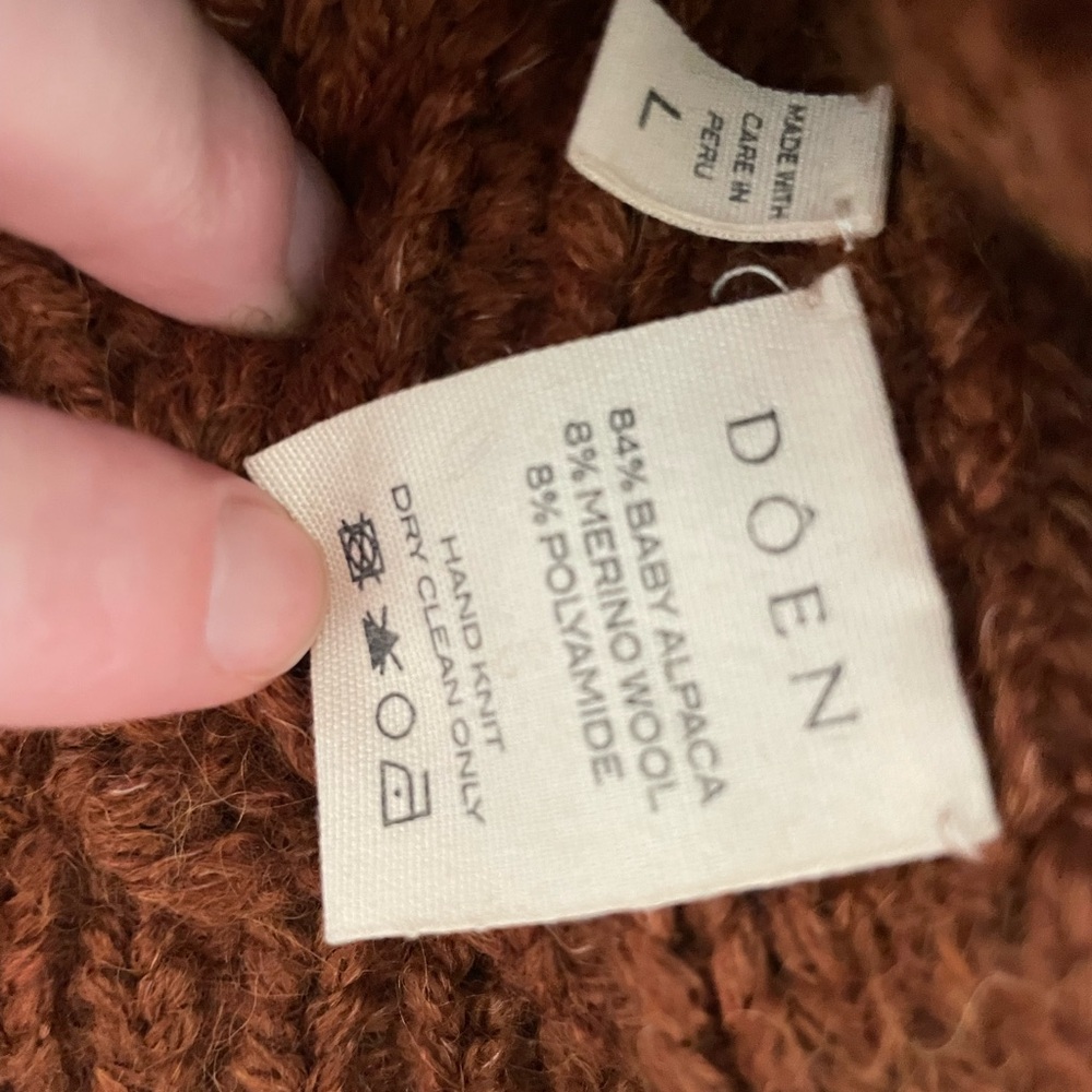 DÔEN Reed Sweater - Size L - Picture 3 of 8